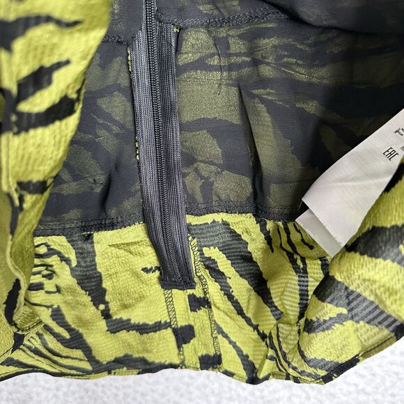 Anthropologie Exquise Wrap Blouse XL Green Black Tiger Print‎ NWT $190 - Picture 5 of 16